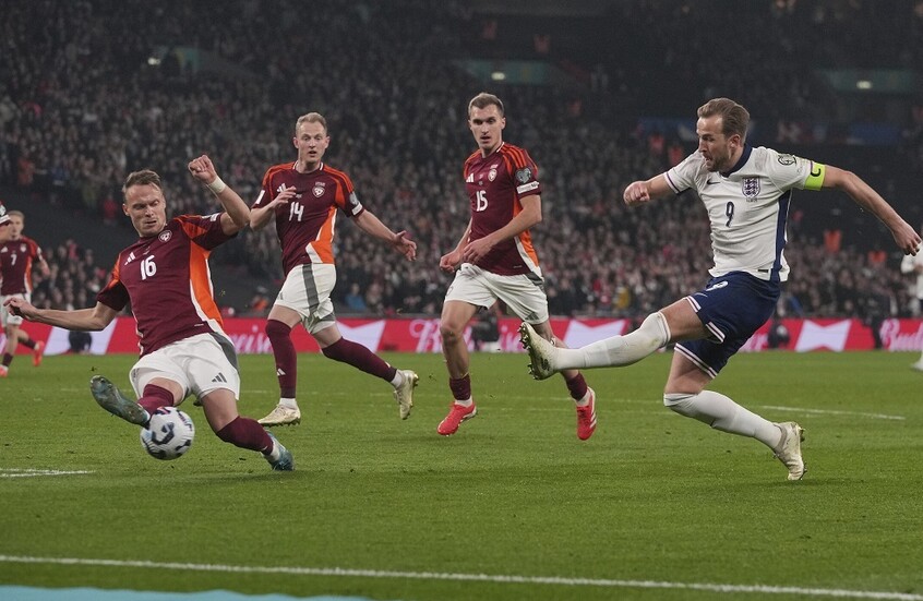 England gets the Job down against Latvia